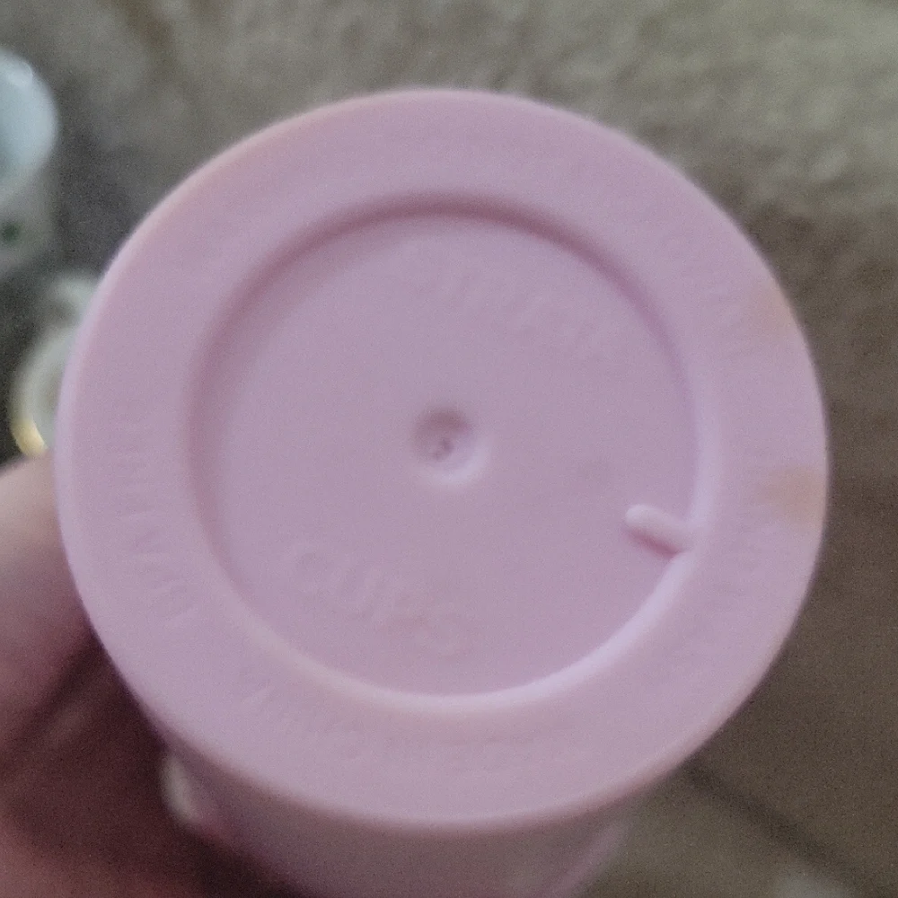 Free W Any Purchase! Pink Party Tumbler with Straw
